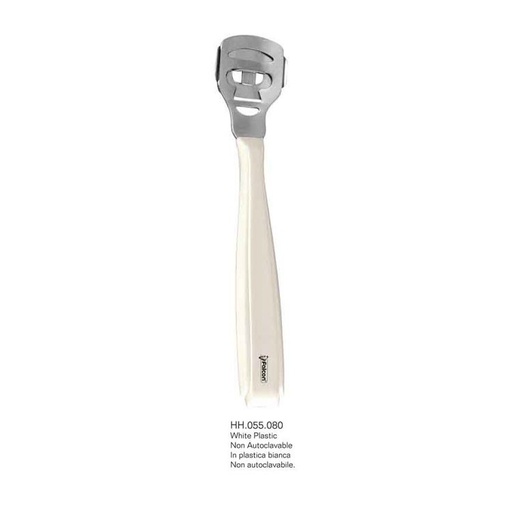 [HH.055.080] Callus Shaver with White Plastic Handle