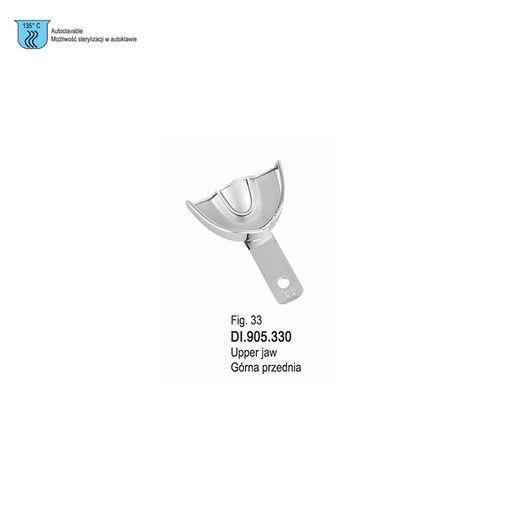 [DI.905.330] Partial impression tray for crown & bridge work solid fig. 33
