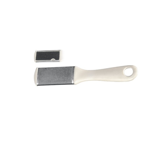[HH.095.080] Foot file white plastic double sided