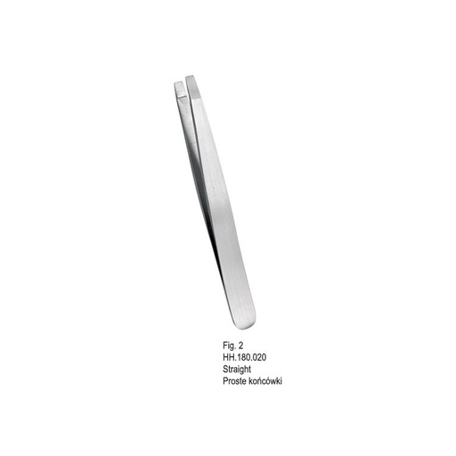 [HH.180.020] Professional Line tweezers Falcon Plain straight point fig. 2