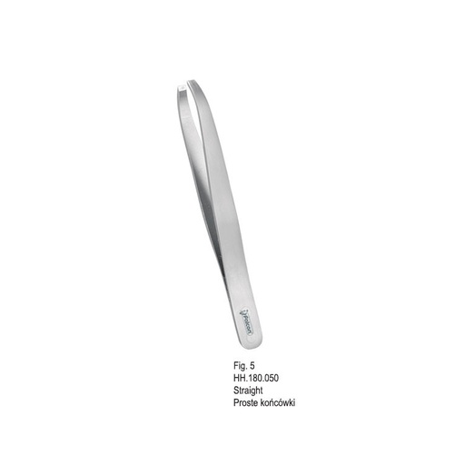 [HH.180.050] Professional Line tweezers Falcon Plain bent fig. 5
