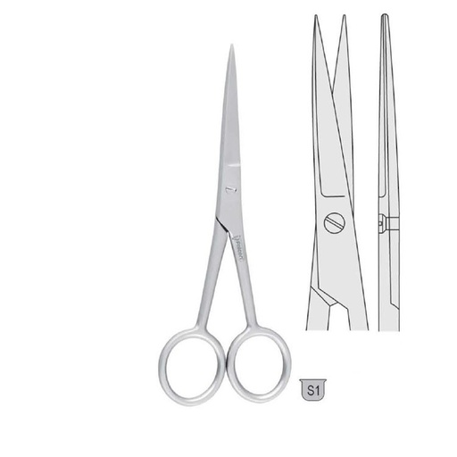 [LD.750.130] Scissors Falcon straight 130mm