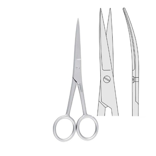 [LD.751.150] Scissors Falcon curved 150mm