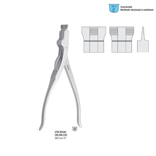 [OB.258.230] Spreader plaster USA model 230mm