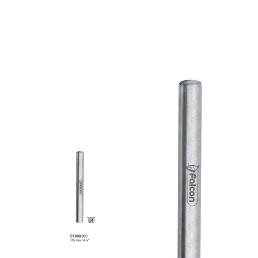 [OT.800.030] Tommy bar for bone rasp Ø12x105mm