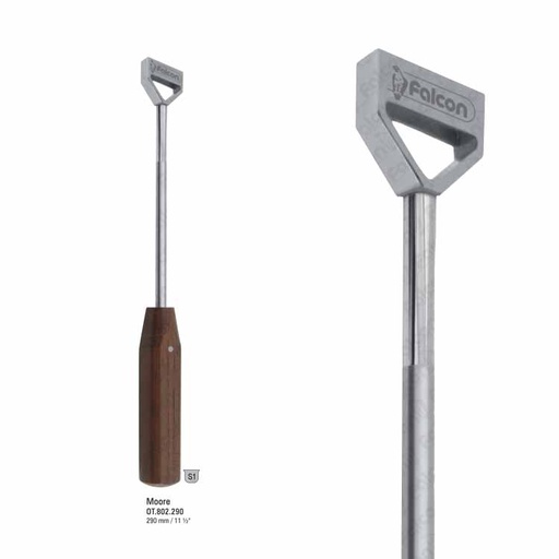 [OT.802.290] Osteotome Moore rectangular head 31x290mm