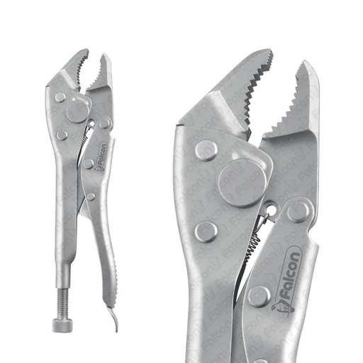 [OW.173.180] Pliers wire bending Falcon Locking-Grip flat nose 180mm 