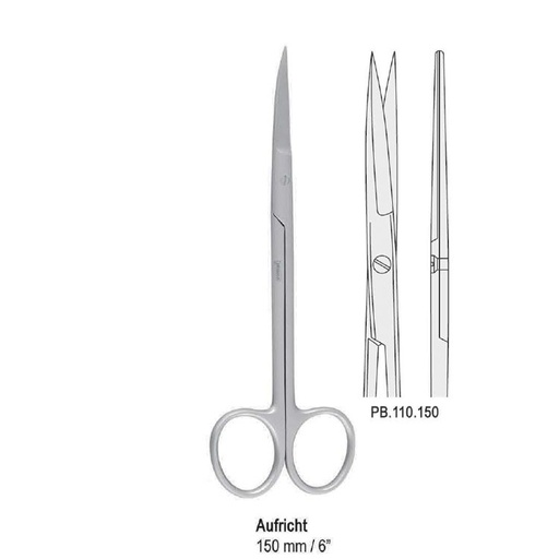 [PB.110.150] Scissors Aufricht straight 150mm