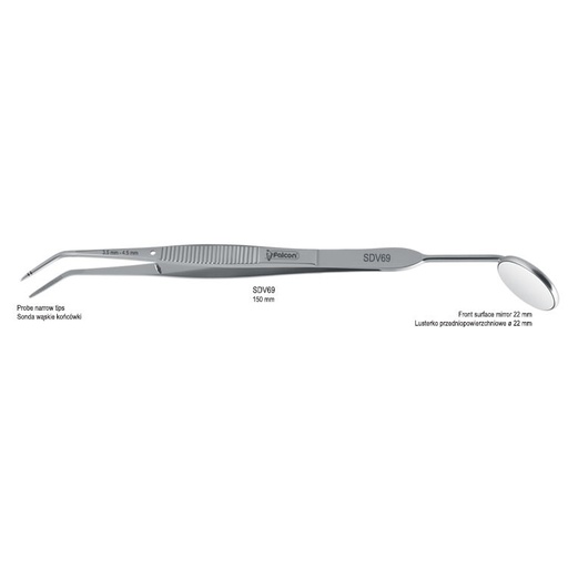 [SDV69] Bracket placing tweezers 150mm