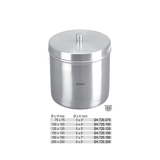 [SH.720.075] Cotton container ø 75mm x 75mm