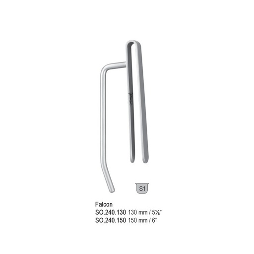[SO.240.130] Shelf hook for instruments Falcon 130mm