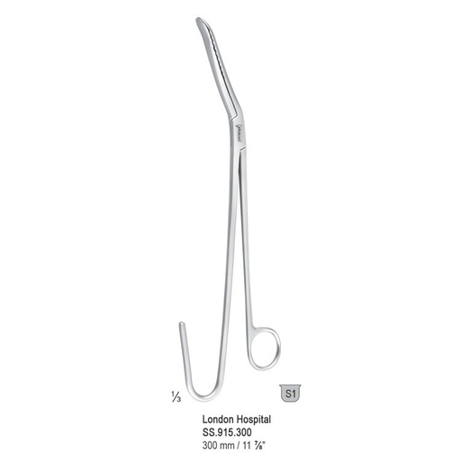[SS.915.300] Forceps sterilizing London Hospital pattern 300mm