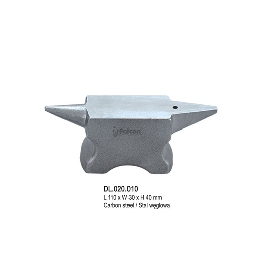 [DL.020.010] Anvil carbon steel length 110mm, width 30mm, height 40mm