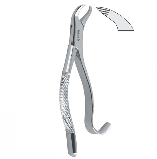 [DE.450.167] Extraction forceps children pattern serrated fig. 16S