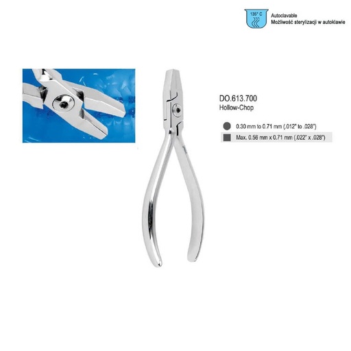 [DO.613.300] Pliers arch forming Hollow Chop Falcon