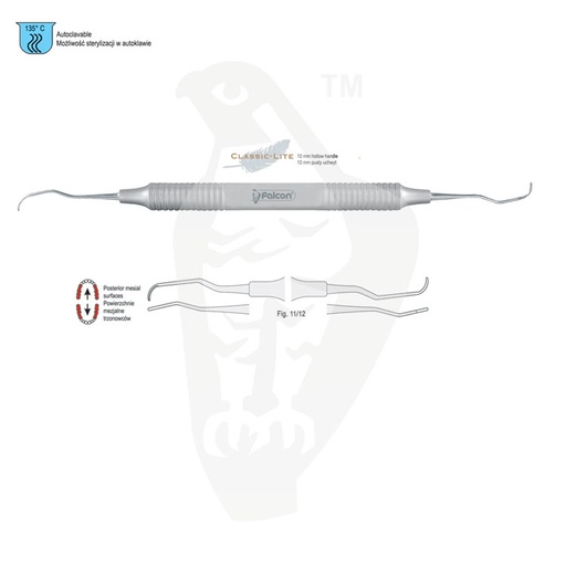 [DP.160.125] Classic-Lite Curette Gracey Standard de fig. 11/14