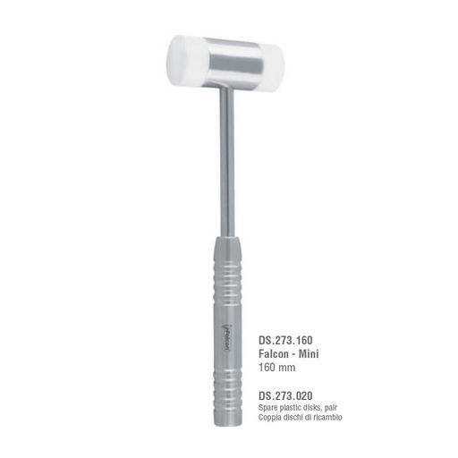 [DS.273.160] Falcon Mini-Mallet with plastic head 160mm