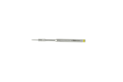 [DS.905.027] Ergo-Form Osteotome Palti tapered with stop concave straight 2.7mm (Yellow)