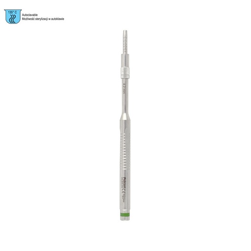 [DS.905.042] Ergo-Form Osteotome Palti tapered with stop concave straight 4.2mm (Green)