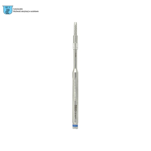 [DS.905.050] Ergo-Form Osteotome Palti tapered with stop concave straight 5.0mm (Blue)