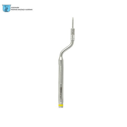 [DS.915.027] Ergo-Form Osteotome Palti tapered with stop concave bayonet 2.7mm (Yellow)