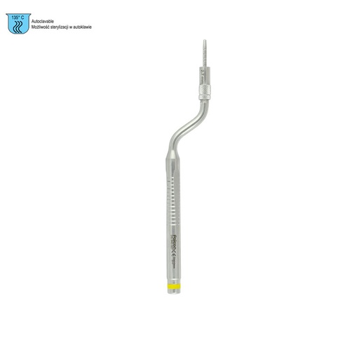 [DS.940.027] Ergo-Form Osteotome Palti tapered with stop convex bayonet 2.7mm (Yellow)