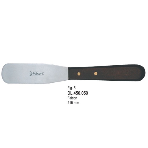 [DL.450.050] Plaster spatula Falcon fig. 5 flexible 