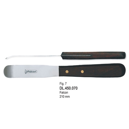 [DL.450.070] Plaster spatula Falcon fig. 7 flexible