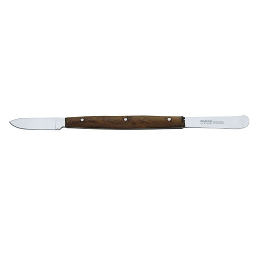[DL.815.020] Wax knife Fahnenstock large with wooden handle 175mm
