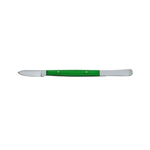 [DL.815.052] Wax knife Fahnenstock small plastic handle 130mm green