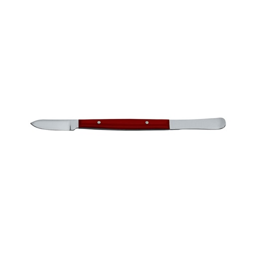 [DL.815.053] Wax knife Fahnenstock small plastic handle 130mm red