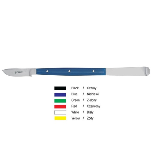 [DL.815.060] Wax knife Fahnenstock large plastic handle 175mm black