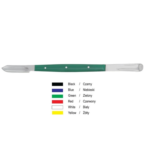 [DL.825.060] Wax knife Lessmann large plastic handle 175mm black
