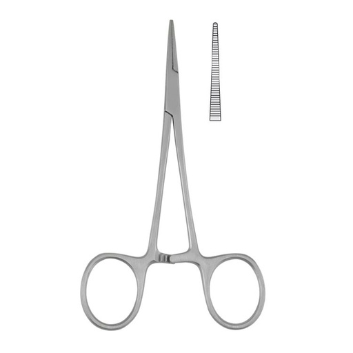 [BH.220.125] Forceps artery Micro Halsted Mosquito straight 125mm