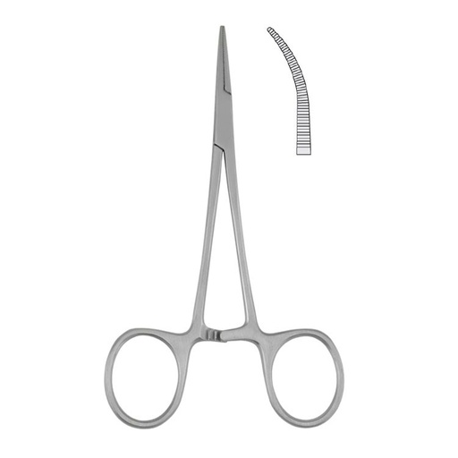 [BH.221.125] Forceps artery Micro Halsted Mosquito curved 125mm