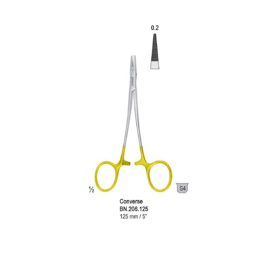 [BN.206.125] Falcon-Grip Needle holder Converse 125mm TC
