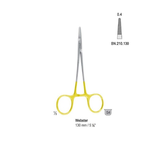 [BN.210.130] Falcon-Grip Needle holder Webster 130mm TC