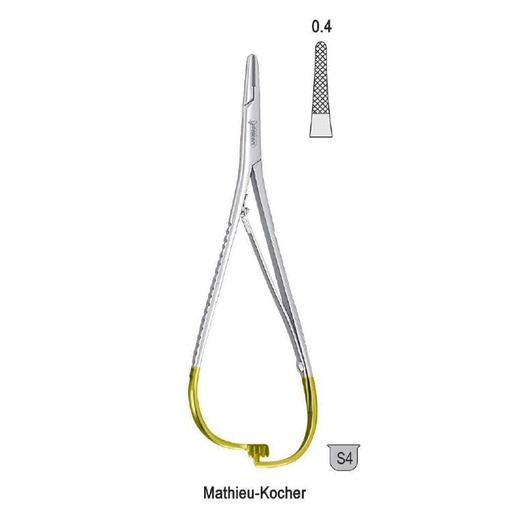 [BN.412.140] Falcon-Grip Needle holder Mathieu-Kocher 140mm TC