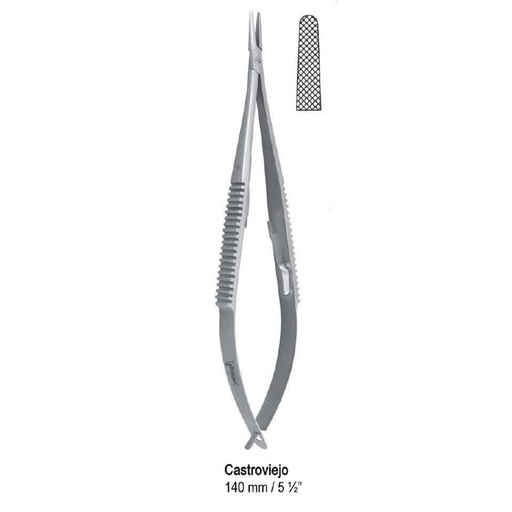 [BN.454.140] Needle holder Castroviejo str. 140mm