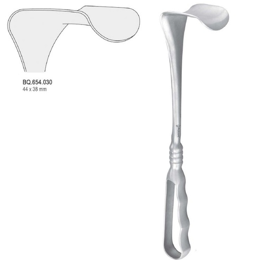 [BQ.654.030] Retractor Richardson 44x38mm, 240mm