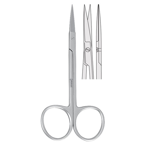 [BS.540.090] Scissors Iris straight 90mm