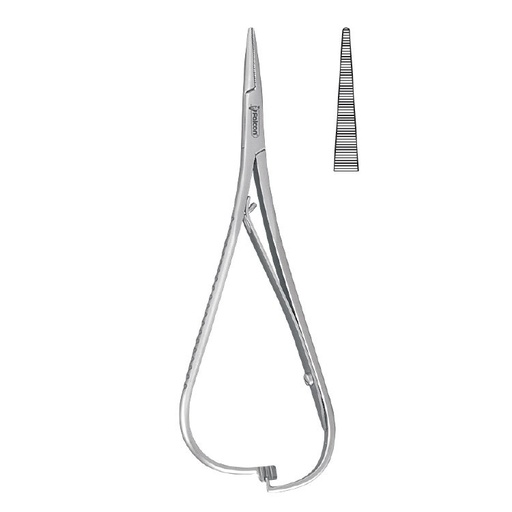 [DO.395.140] Elastomeric ligature placing forceps Smaha straight 140mm