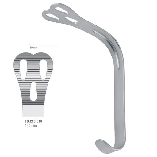 [FB.298.010] Tongue depressor Wieder 30mm