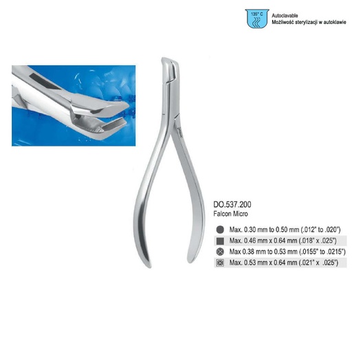 [DO.537.200] Falcon-Cut Distal end cutter with safety hold Micro