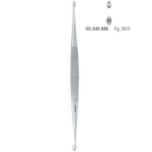 [OC.640.000] Bone curette de Williger fig. 00/0