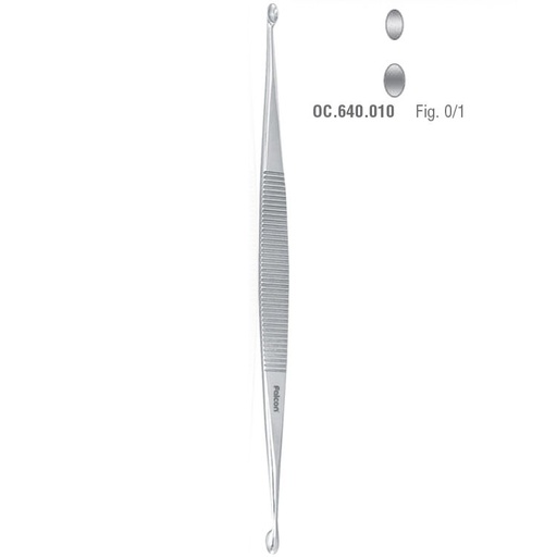 [OC.640.010] Bone curette de Williger fig. 0/1