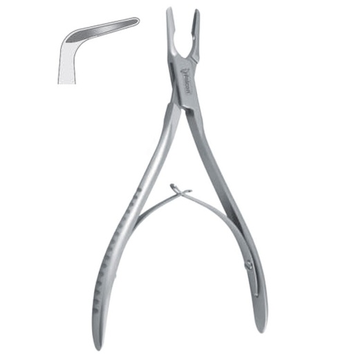 [OR.742.030] Rongeur Bone Friedmann micro 90° cur. 145mm