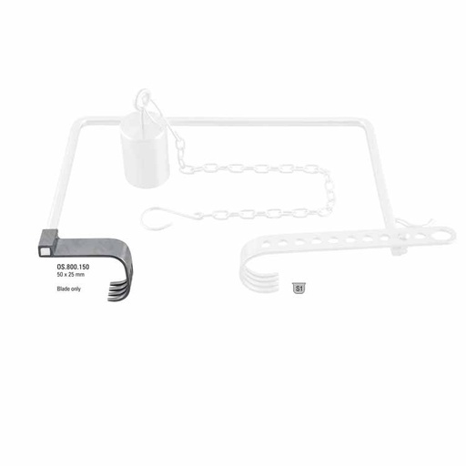 [OS.800.150] Retractor hip self-retaining Charnley initial incision short blade 50mm