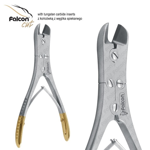 [OW.553.155] Falcon-Cut wire cutter x-action angled 155mm TC