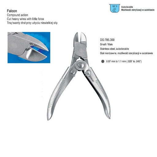 [DO.785.300] Falcon hard wire side cutter heavy duty